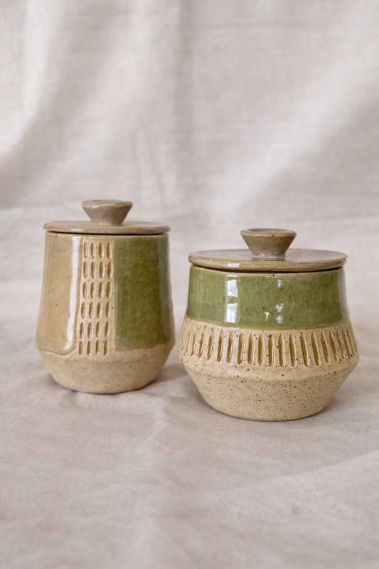 The Woodland Lidded Jar Set