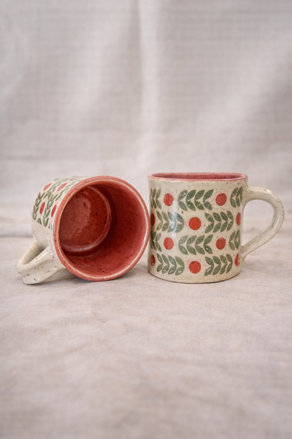 Lingonberry Folk Mug