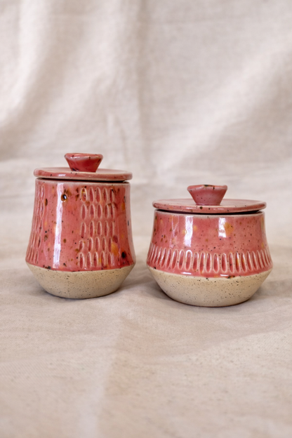 Clay & Petal Jar Set