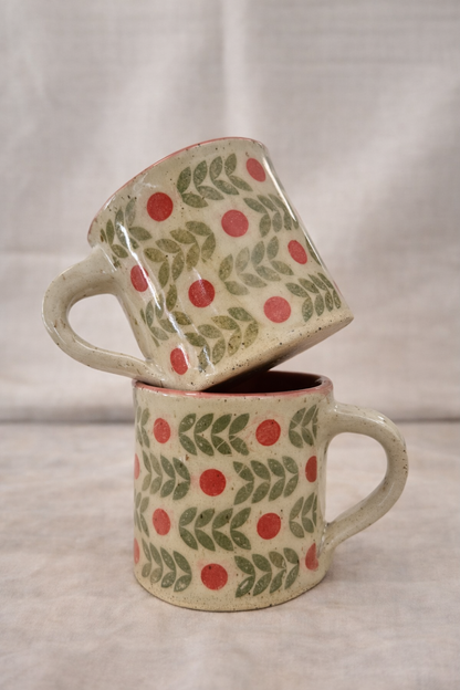 Lingonberry Folk Mug