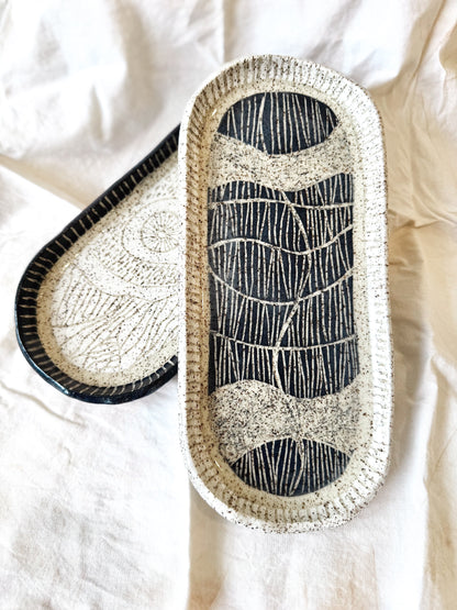 Hand-Carved Sgraffito Platter – Limited Edition